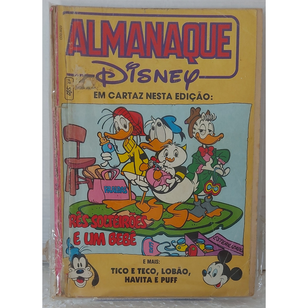 Almanaque Disney 226 - Três Solteirões e um Bebê-Walt Disney