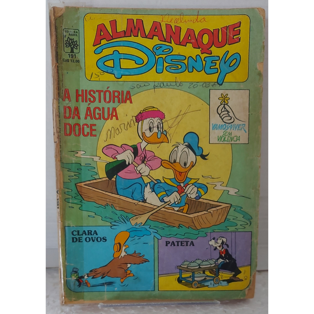 Almanaque Disney 191 - Abril/88 - a História da Água Doce-Walt Disney