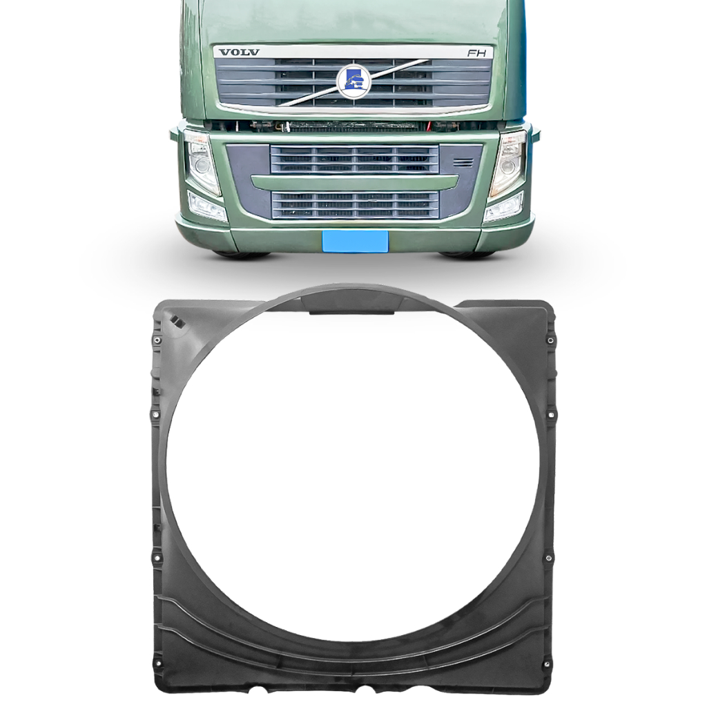 Defletor Saia Radiador Compatível Caminhões Volvo FH Modelos De 2004 Até 2014 em Oferta na Shopee