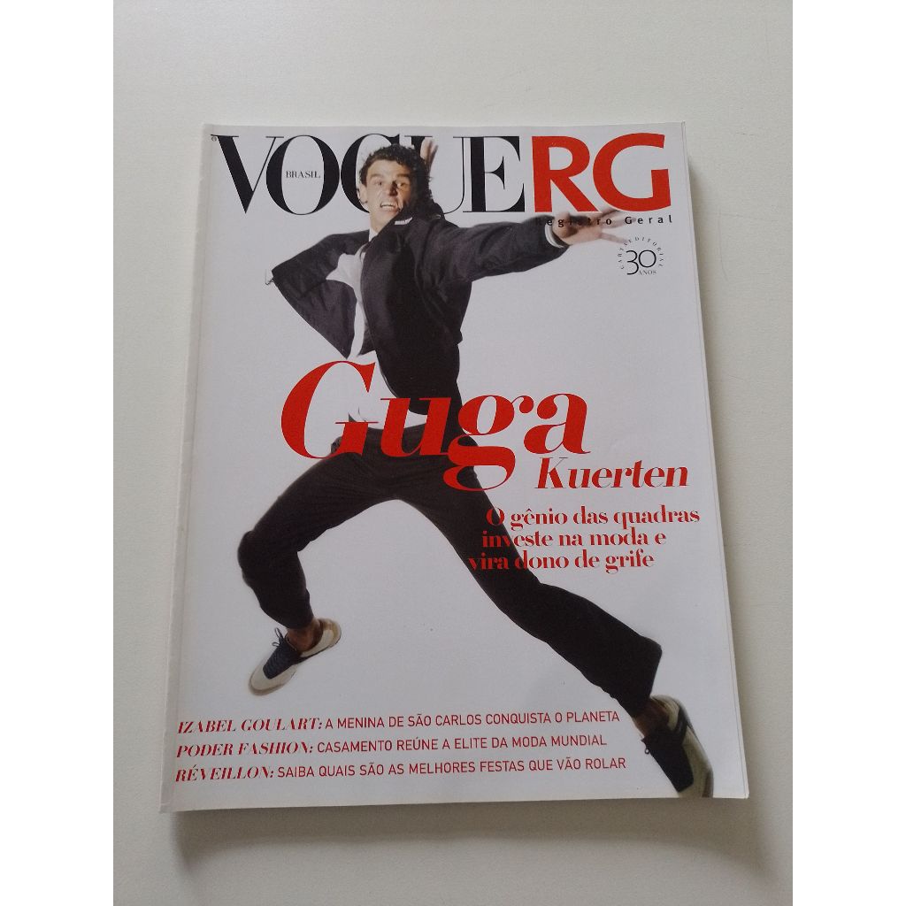 Revista Vogue Rg Brasil Guga Kuerten Ac906 (Usado)