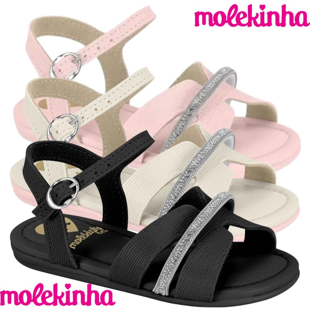 Sandália Sapatilha Infantil Feminina Menina Super Leve Confortável Moda Infantil Lançamento Original