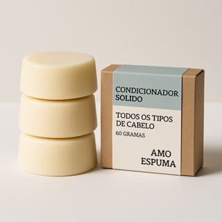 Condicionador em Barra Todos os Tipos de Cabelo Suave Vegano Sólido Natural Hidrata Sem Parabenos em Oferta na Shopee