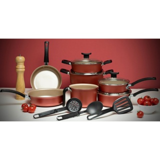 Jogo de Panelas Antiaderente 10 Peças Tampa de Vidro Teflon em Oferta na Shopee