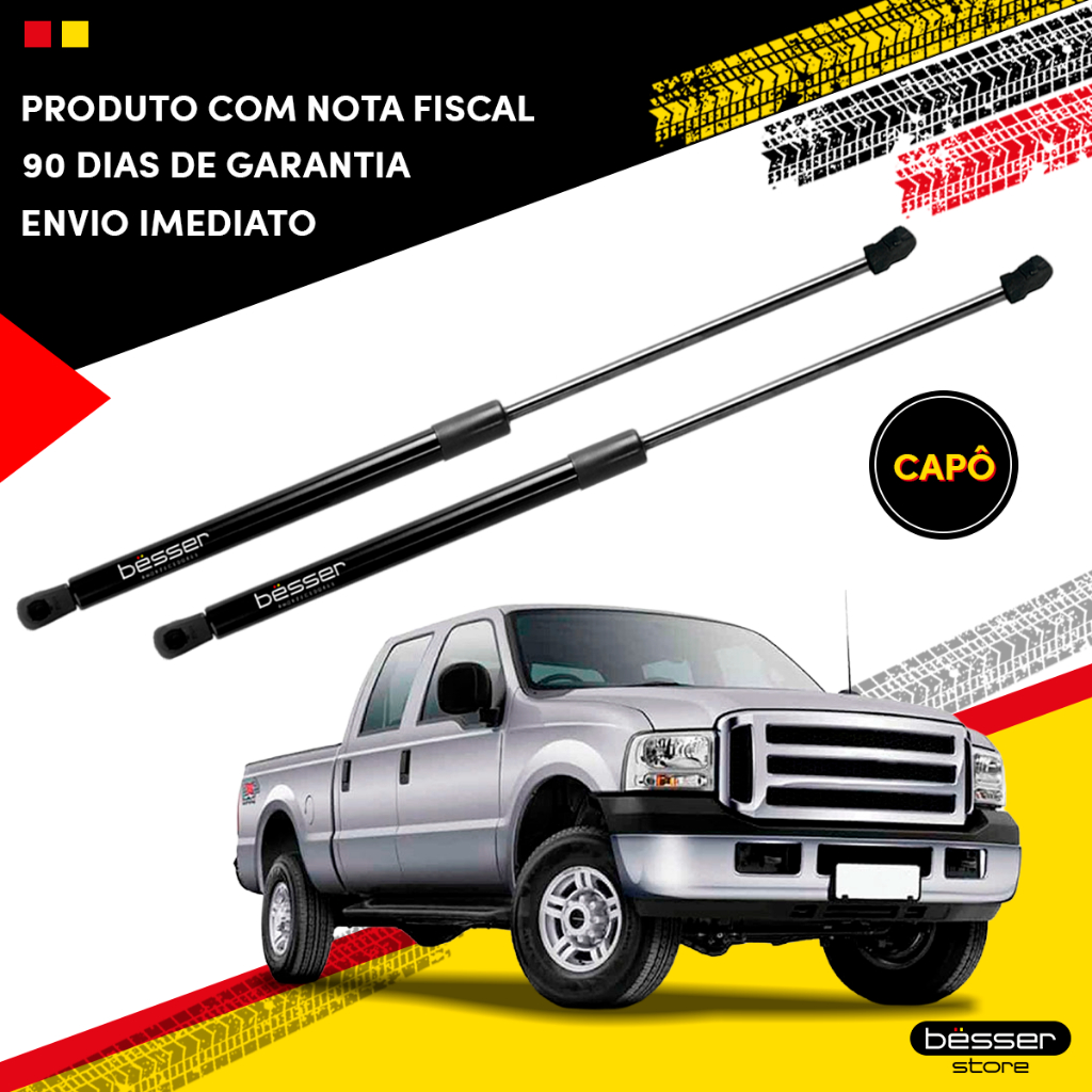 Par Amortecedor A Gás Para Capô Ford F250 F350 F4000 Pistão a Gás Capô Motor Ford F250 F350 F4000 em Oferta na Shopee