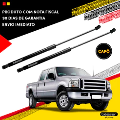Par Amortecedor Para Capo F250 F350 F4000 Pistão a Gás Dianteiro Capô Ford F250 F350 F4000