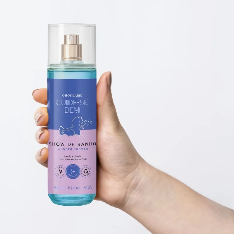 Body Splash Show de Banho Cuide-se Bem – Sinta o frescor e a leveza do perfume que é um verdadeiro Wonder Shower!