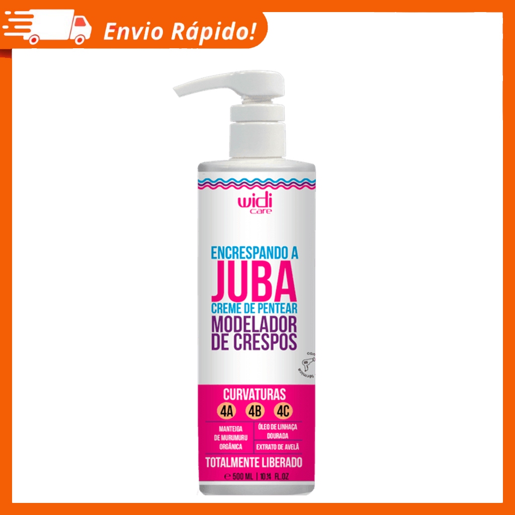 Encrespando a Juba Creme de Pentear Widi Care 500ml