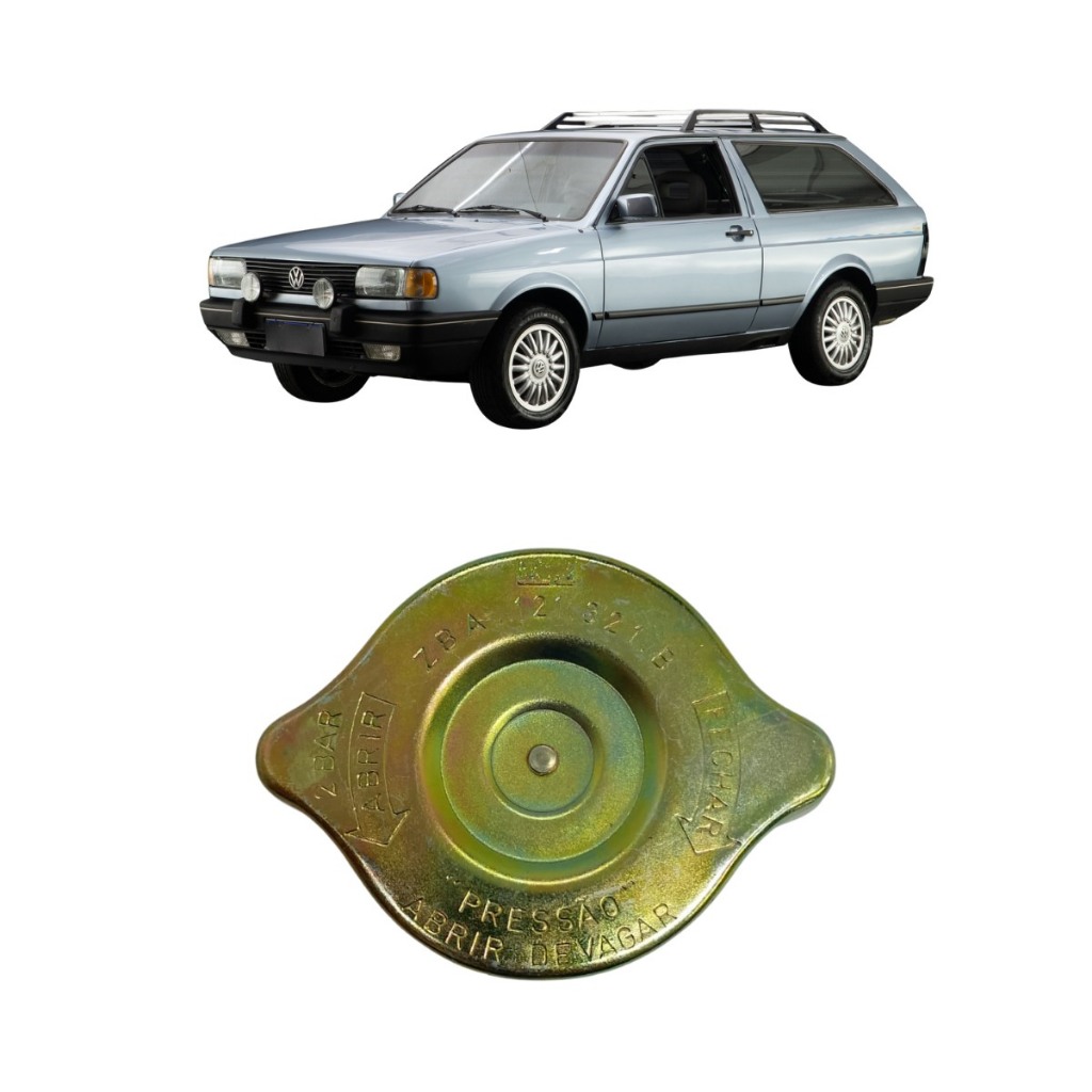 Tampa Radiador Parati Quadrado 1986 1987 1988 1889 Até 1996