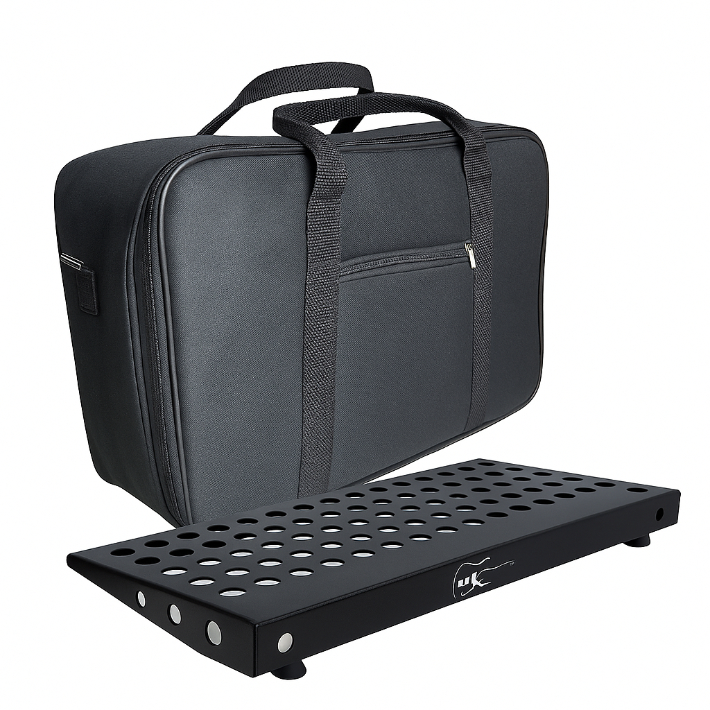 Kit Pedalboard 45x30 KW Parts com Bag de Transporte Reforçada Com Alça Removível em Oferta na Shopee