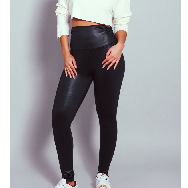 Calça Legging Cirrê Cintura Alta Fashion Confortável em Oferta na Shopee