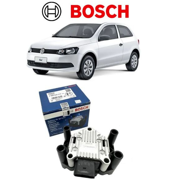 Bobina de Ignição Gol G4/G5/G6 1.0/1.6 8V EA11 Flex 2007-2016