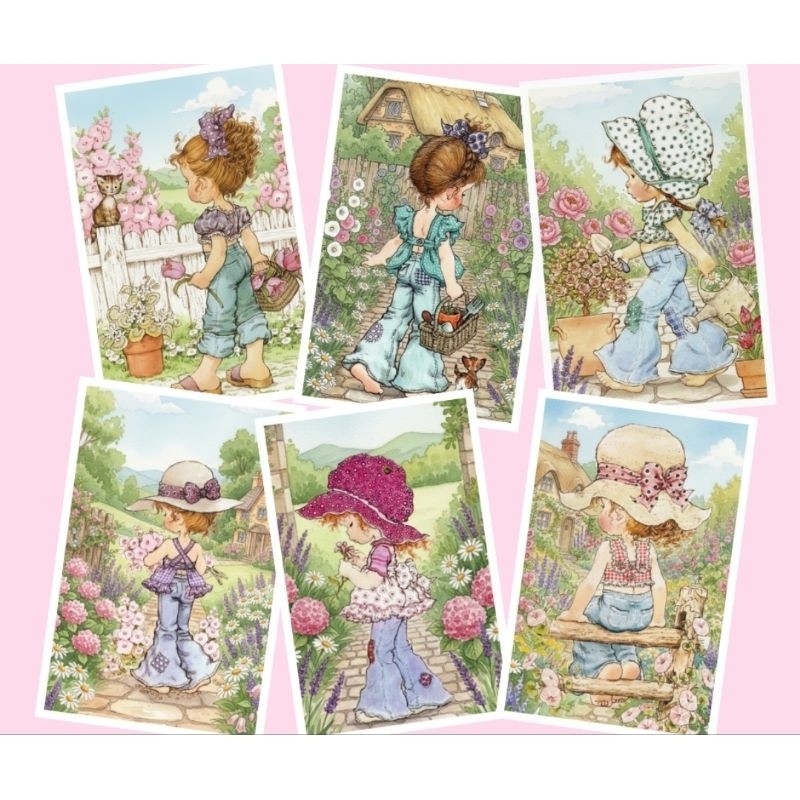 Papel de Carta Menininhas 19 (6 papéis) Sara Kay em Oferta na Shopee