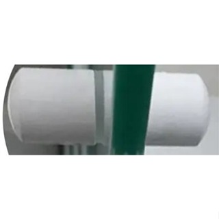 Puxador Box Duplo ABS Branco em Oferta na Shopee