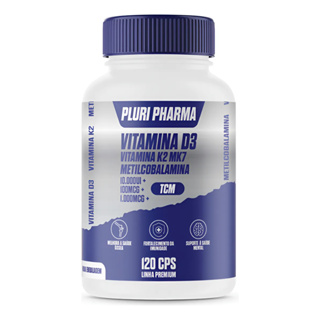 Metilcobalamina 1mg + D3 10,000ui + K2 100mcg C/120 em Oferta na Shopee