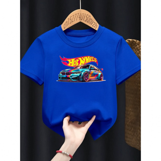 Camiseta  Camiseta Infantil Juvenil Unissex Hot Wheels Carro  100% Algodão Lançamento em Oferta na Shopee