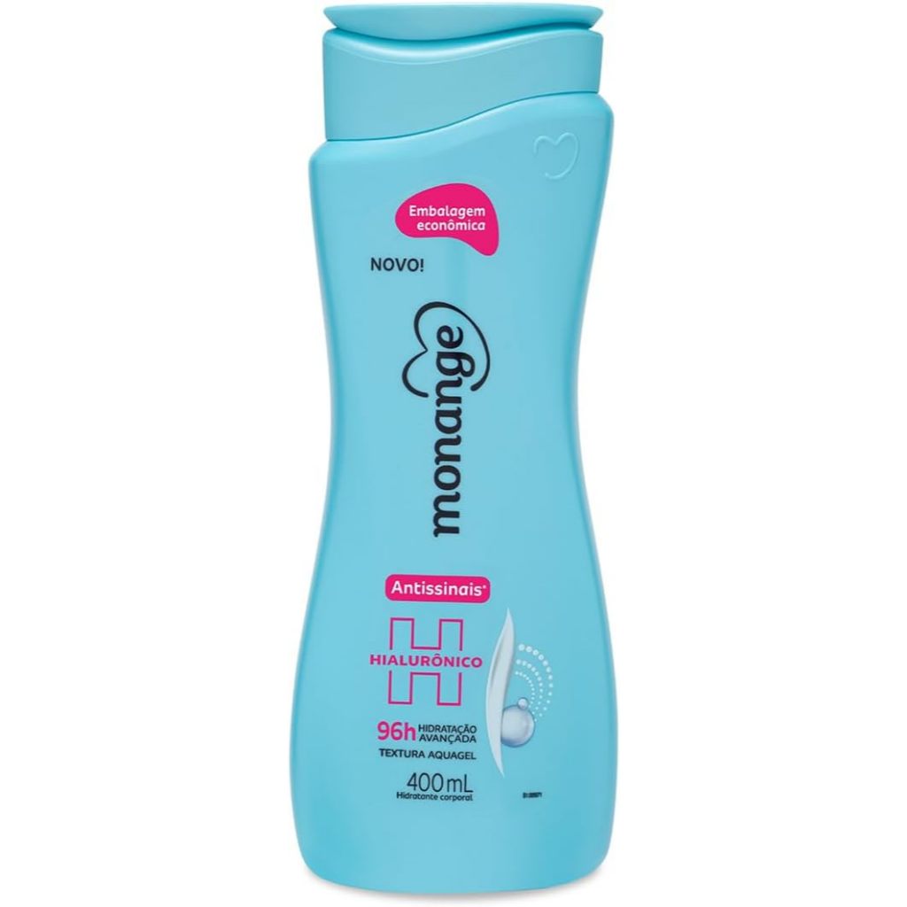 Hidratante Corporal Monange Antissinais Hialurônico Com 400g em Oferta na Shopee
