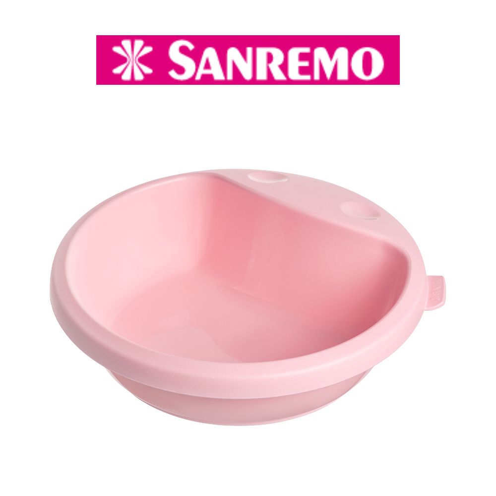 Prato Infantil Sanremo Plástico Resistente Pratinho BPA Free 450 mL Rosa