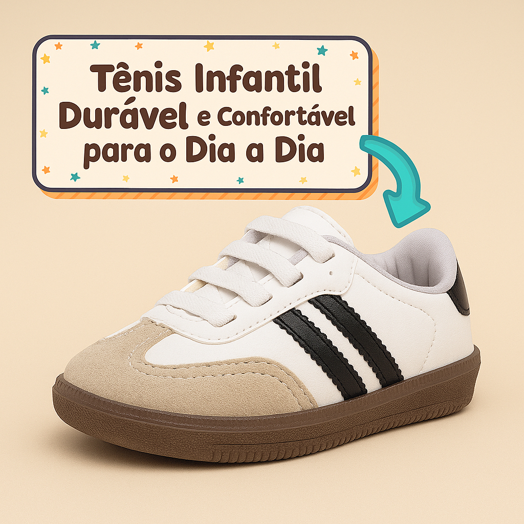Tênis Baby Menina Branco e Rosa – Toque Fofo e Confortável Para Cada Momento do Bebe - Garanta já!