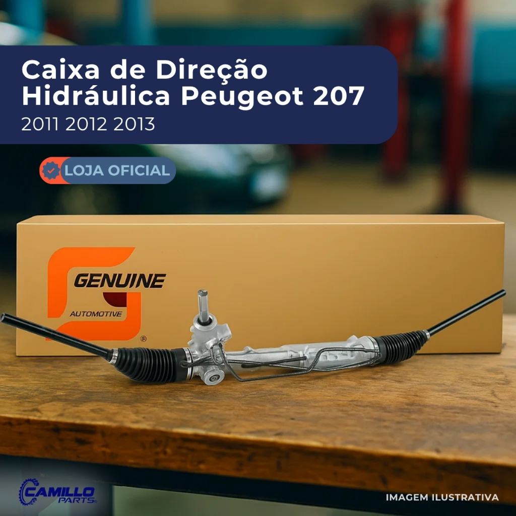 Caixa Direção Hidráulica Peugeot 206 207 207 Escapade Sw Hoggar Genuine em Oferta na Shopee