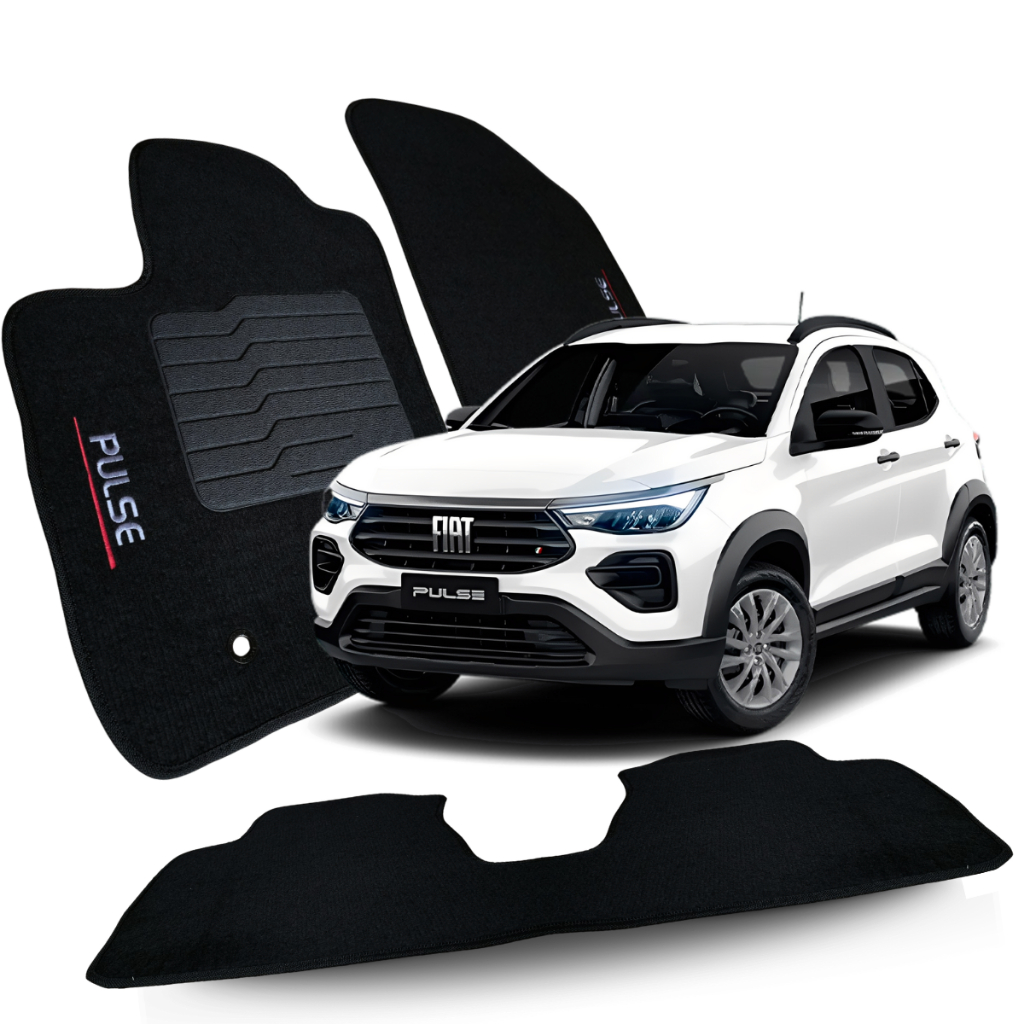 Jogo Tapete Carpete  Fiat Pulse Ano 2021 2022 2023 2024 2025 em Diante