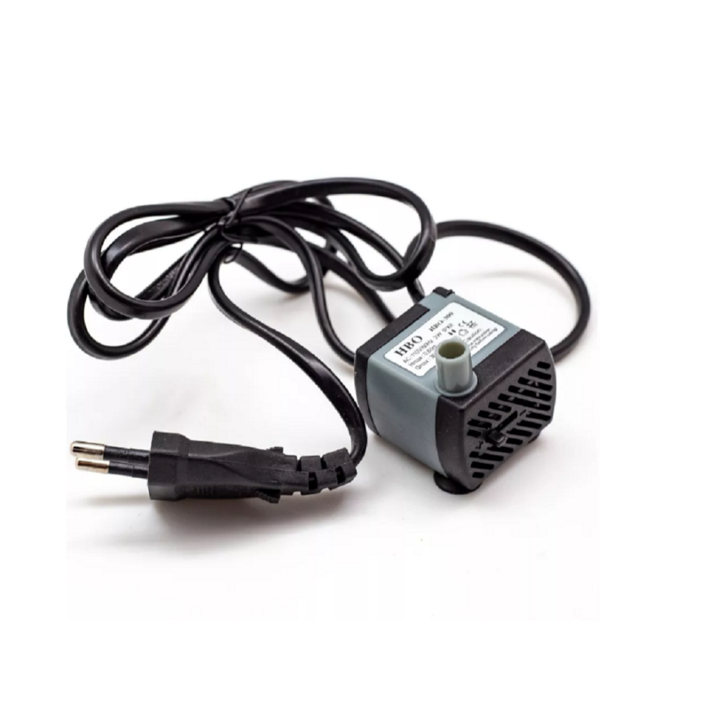 Artigo casa bomba submersa HBO-300 300lh led integrado para fonte de água