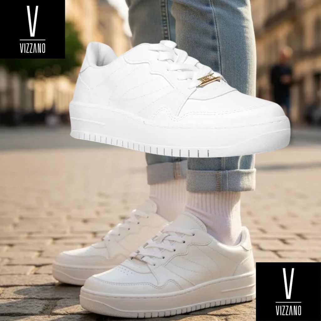 Tênis Feminino Casual Plataforma Vizzano Sola Alta Original