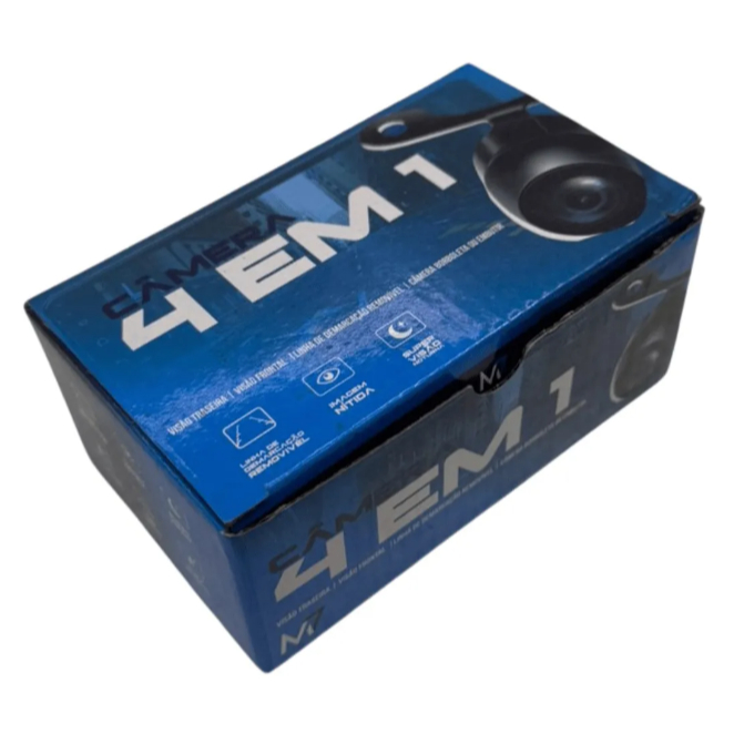 Câmera de Ré/Frontal Universal 4x1 12V M7 JR8M74X1 em Oferta na Shopee