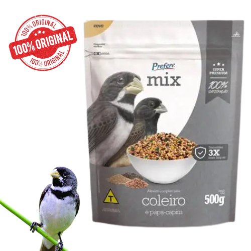 Prefere Mix Coleiro, Papa-Capim, tiziu e bigodinho 500g