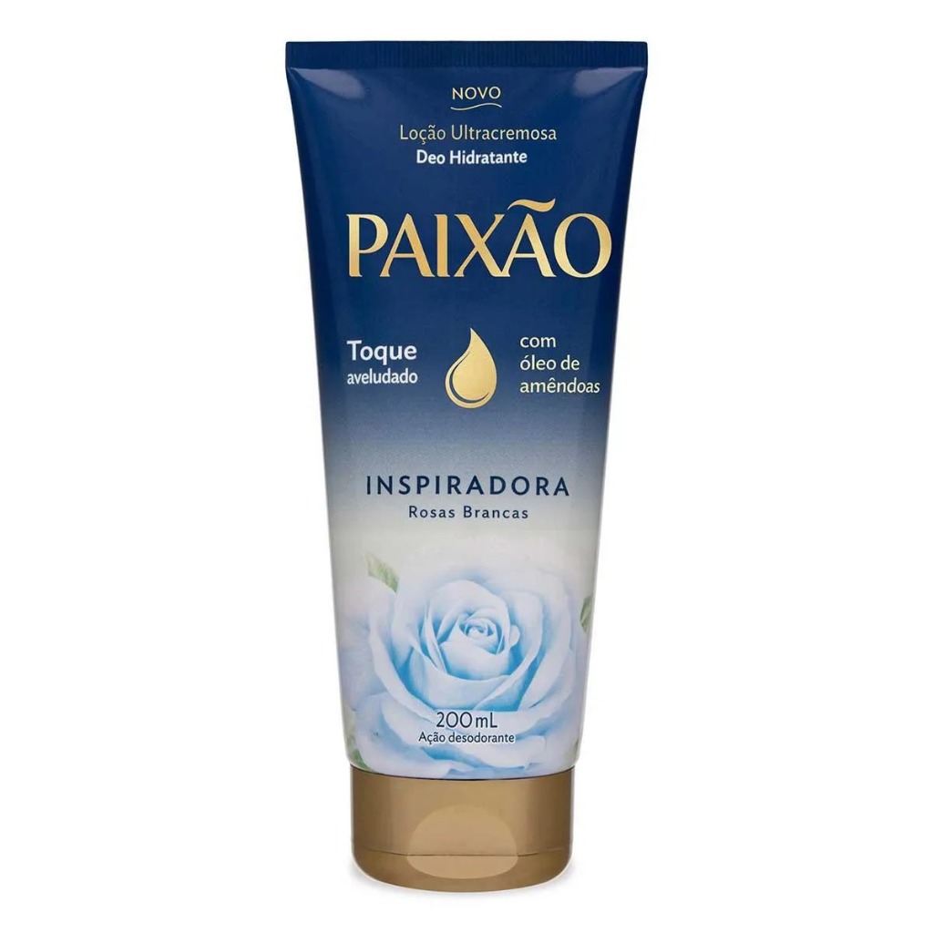 Creme Hidratante Paixão Inspiradora Rosas Brancas 200ml