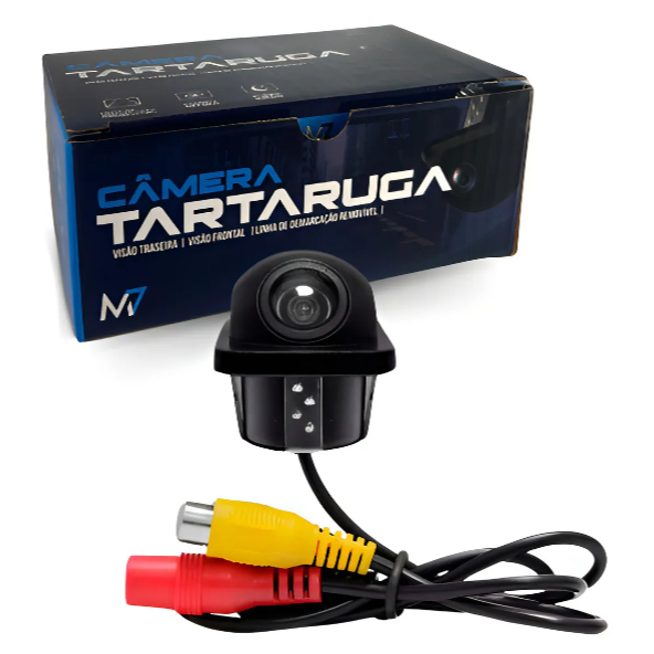 Câmera de Ré/Frontal Tartaruga Universal 12V M7 JR8M7TART em Oferta na Shopee