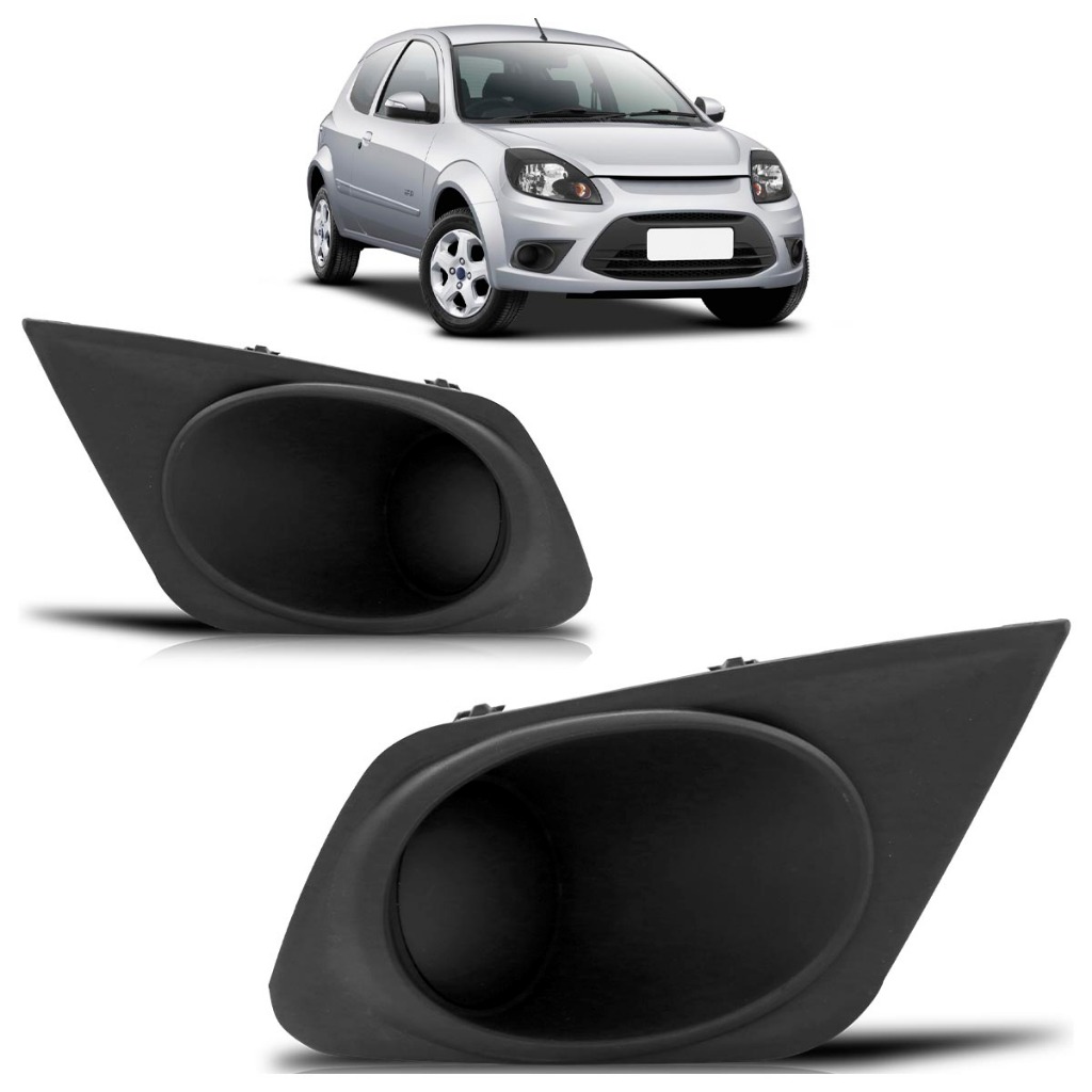 Moldura Grade Lateral Ka 2012 2013 2014  Parachoque Dianteiro Sem Furo em Oferta na Shopee