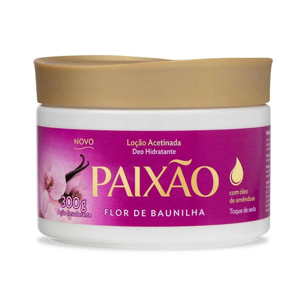 Creme Hidratante Paixão Flor de Baunilha 300g