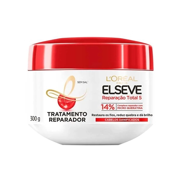 Creme de Tratamento Elséve Reparação Total 5 300g - L'oréal
