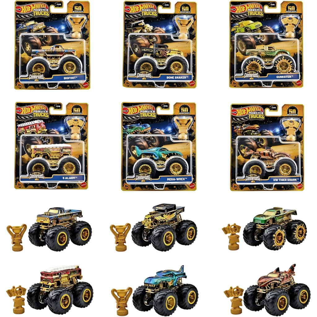 Carrinho Hot Wheels Monster Trucks Campeonato de Bigfoot Mattel