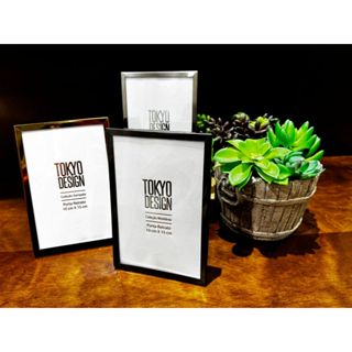 PORTA RETRATOS 10X15 COM VIDRO - FOTO - DECORAÇÃO - Poliestireno, Metal, PVC e MDF em Oferta na Shopee