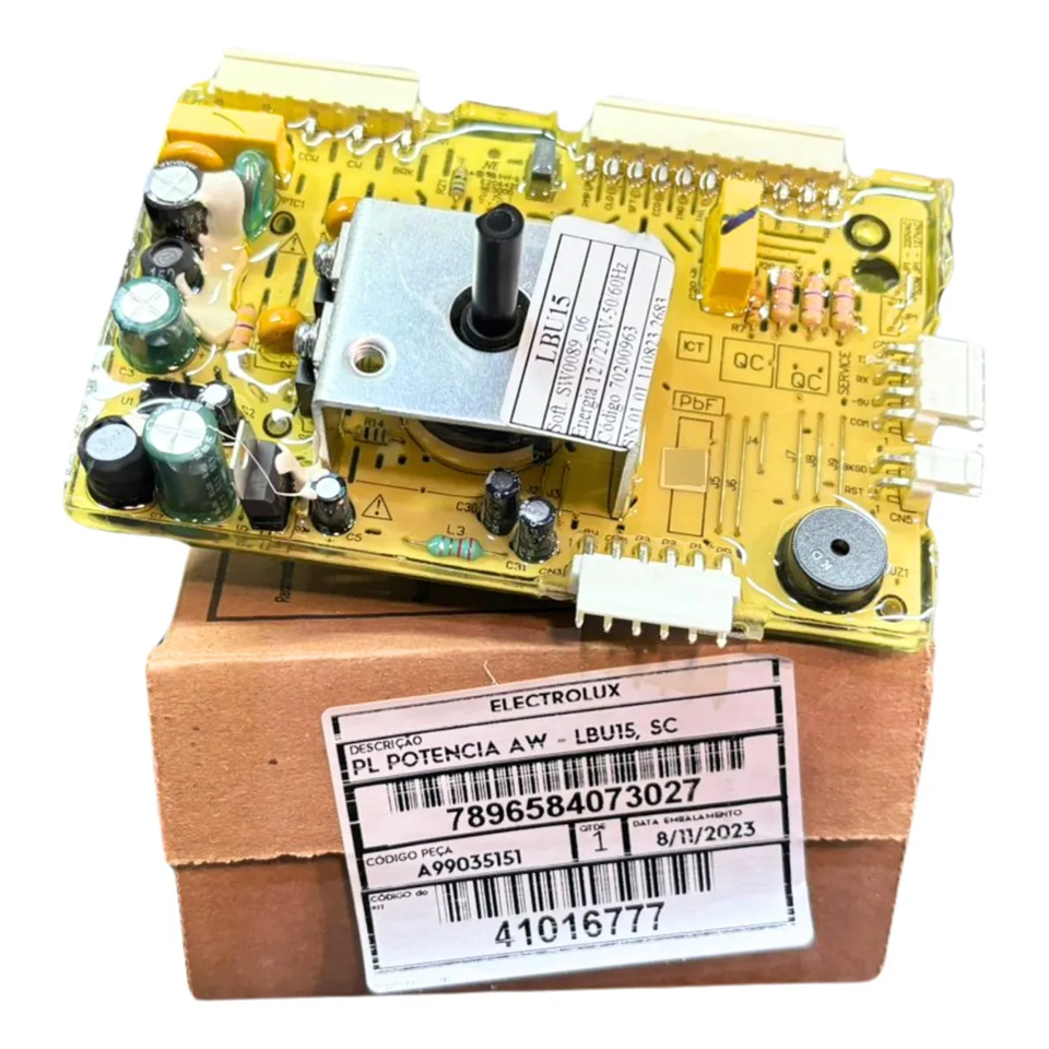 Placa Potência Lavadora Lbu15 Electrolux 70200963 Original