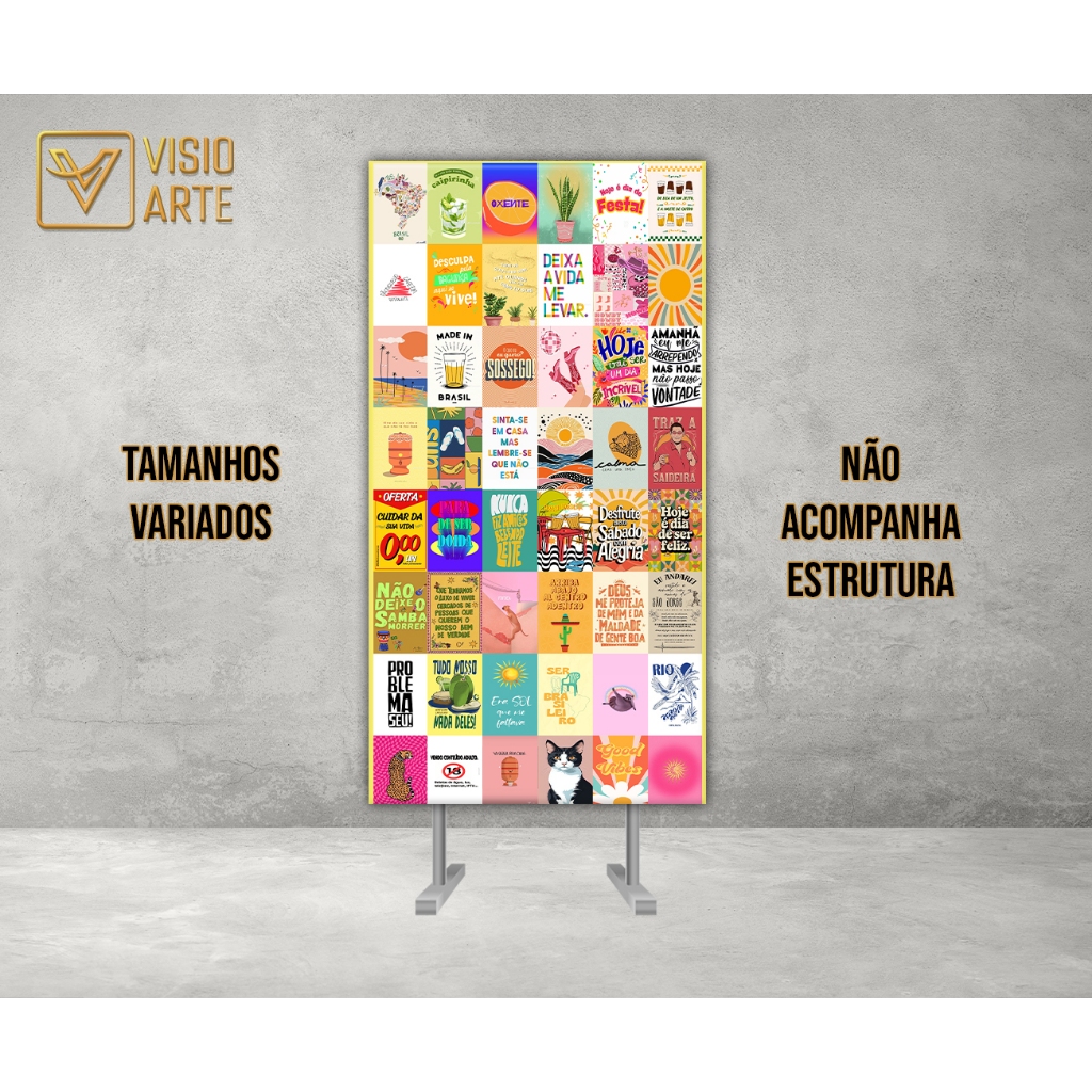 Painel vertical Face única  Revistas 10 em Oferta na Shopee