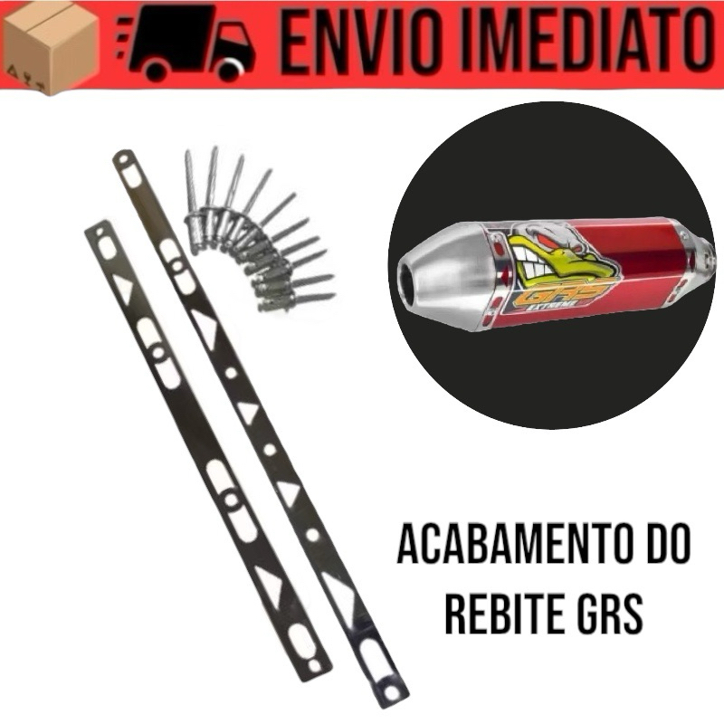 Kit Acabamento do rebite Escapamento GRS