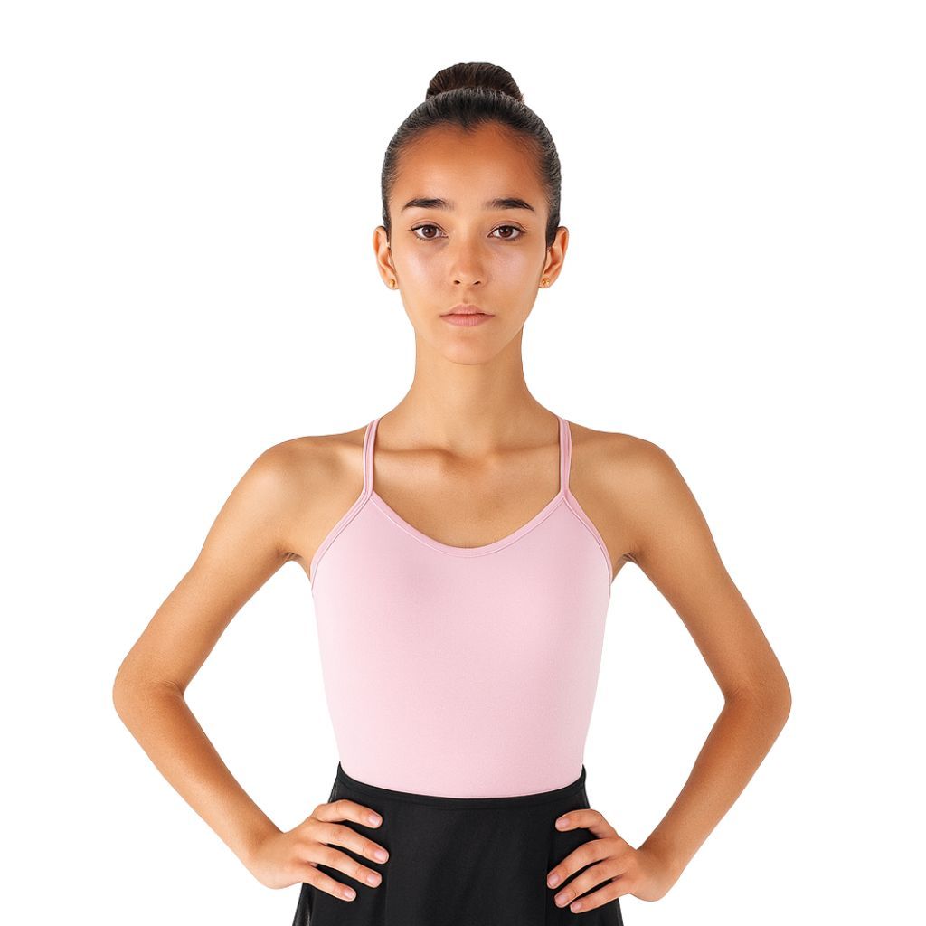 Maiô Collant Básico Feminino para Dança ou Ginástica