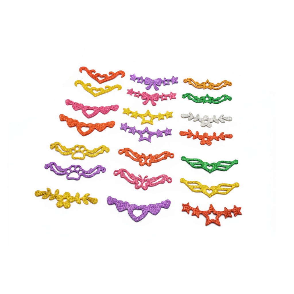 70 Adesivos Pet Tiara Aplique Lacinhos Eva Petshop Banho e tosa Pet Shop