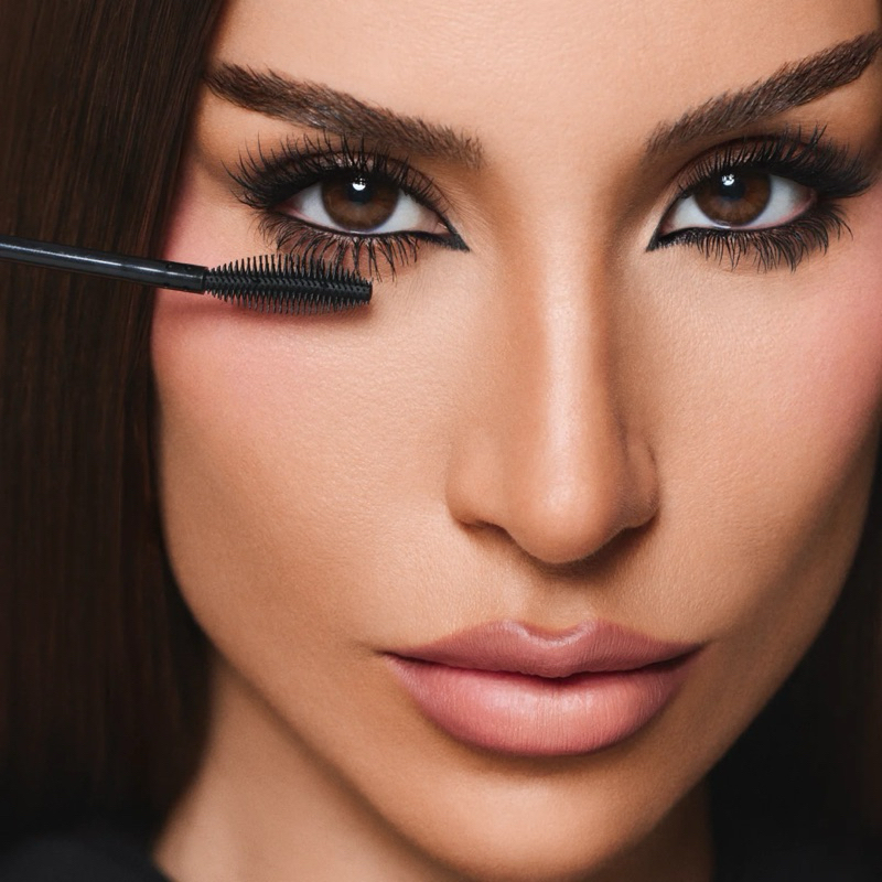 Máscara de Cílios Preta Efeito Volume-Boca Rosa em Oferta na Shopee