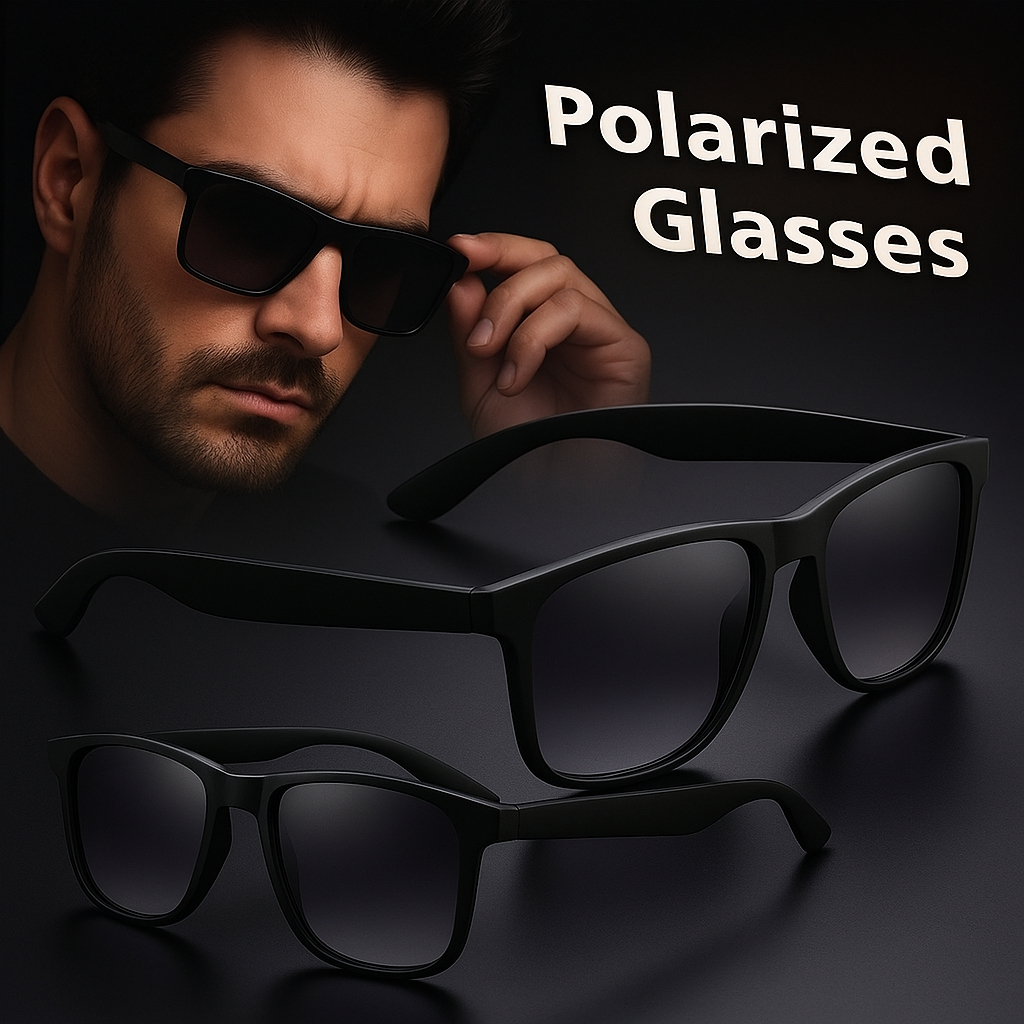 Nova Óculos De Sol Quadrado Masculino pescaClássico Proteção Uv400 Premium