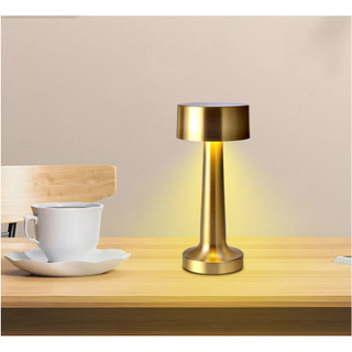Luminária De Mesa LED Retrô Por Sensor De Toque Recarregável Decoração Charmosa Ideal Par…