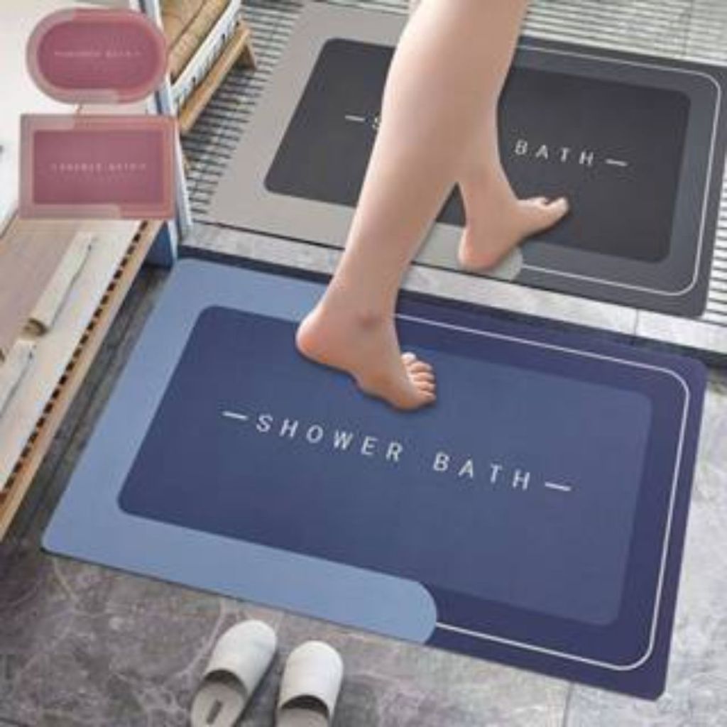 Tapete Absorvente de Banheiro – Secagem Rápida e Antiderrapante Tapete Magico