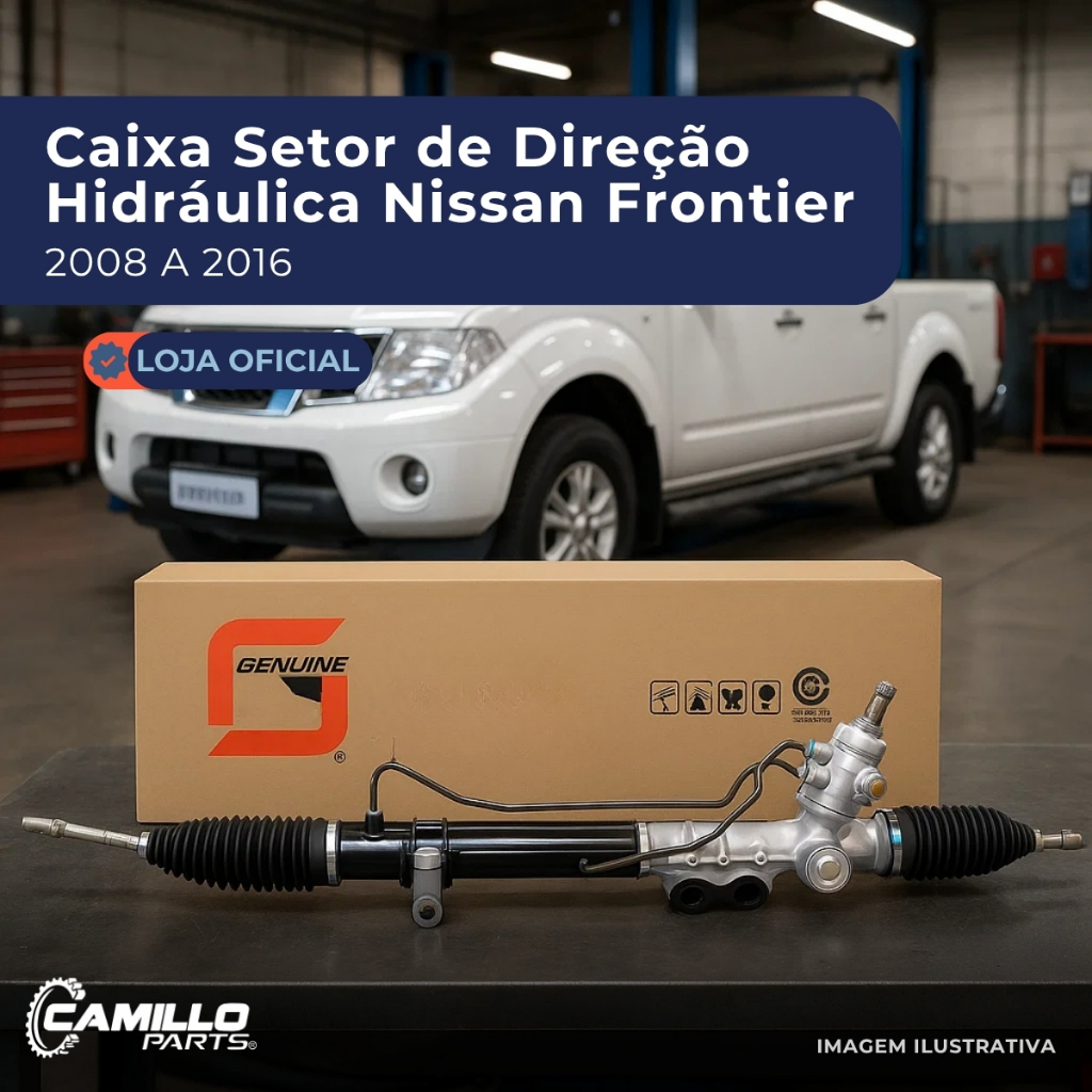 Caixa Direção Hidráulica Nissan Frontier 2008 a 2016 Genuine