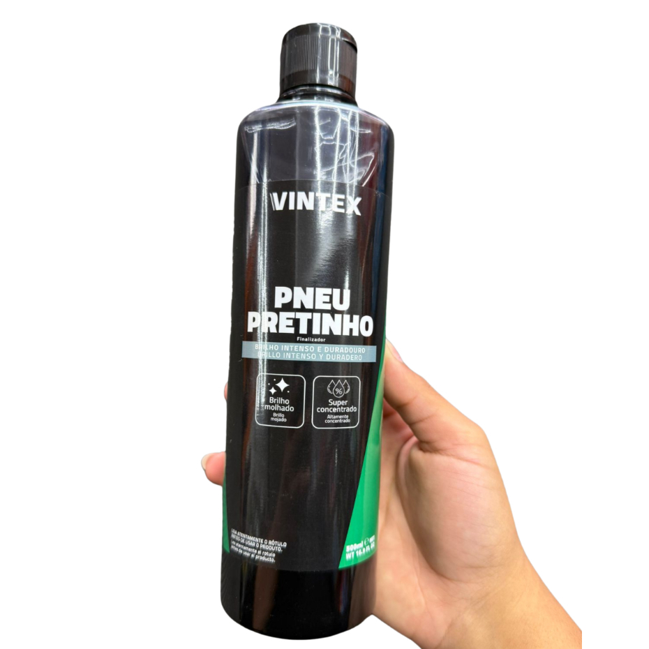 Pneu Pretinho Vonixx 500ml Protege Conserva e da Brilho em Oferta na Shopee
