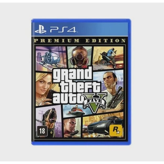 GTA V Grand Theft Auto 5 PS4 Jogo Mídia Física Original Usado