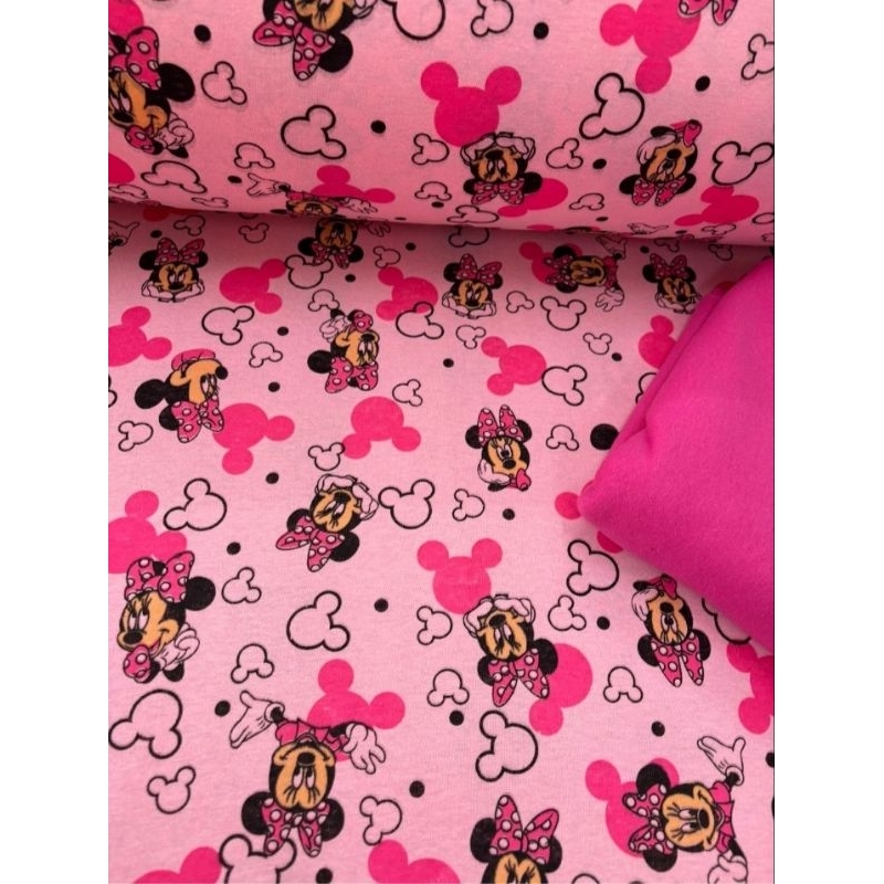 Tecido Malha Minnie Disney 2 Metros De Largura