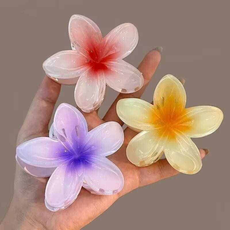 Kits 3/6/9/12/24 Peças Grampos piranha De Cabelo Flor De Feriado De Praia Barrettes