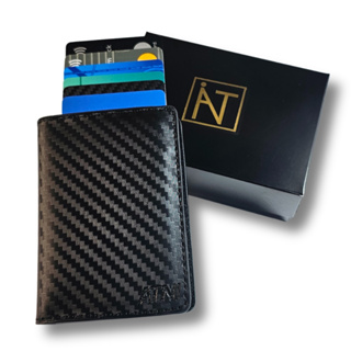 Carteira Fibra Masculina Cartao Rfid Anti Furto Essencial Cor Carbon X em Oferta na Shopee